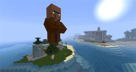 Ruked On Minecraft: Minecraft Villager Statue Schematic