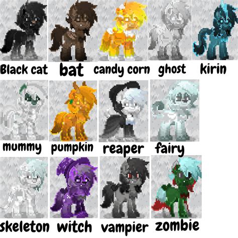 There is some of my halloween skins : r/PonyTown