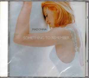 Madonna - Something To Remember (CD) | Discogs