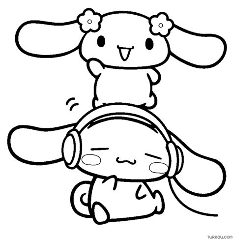 Cute Sanrio Coloring Page » Turkau