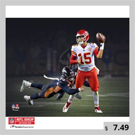 This original photograph captures Patrick Mahomes in action. It is ...