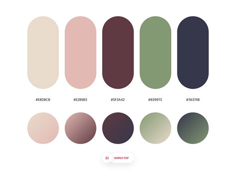 Dopely Colors #61 | Color palette design, Pantone colour palettes ...