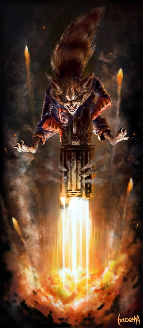 Rocket Raccoon by JamesBousema on DeviantArt