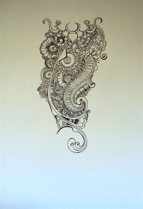 Henna Inspired Shoulder Tattoo Line Art by StickyRicePlatter on DeviantArt
