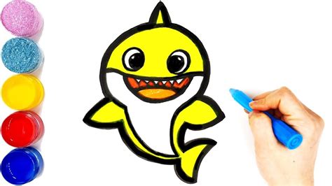 Share more than 142 baby shark drawing latest - seven.edu.vn