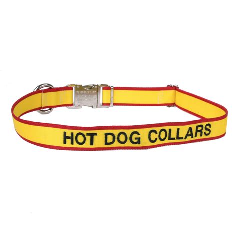 Personalized Dog Collar With Embroidered Names - Hot Dog Collars