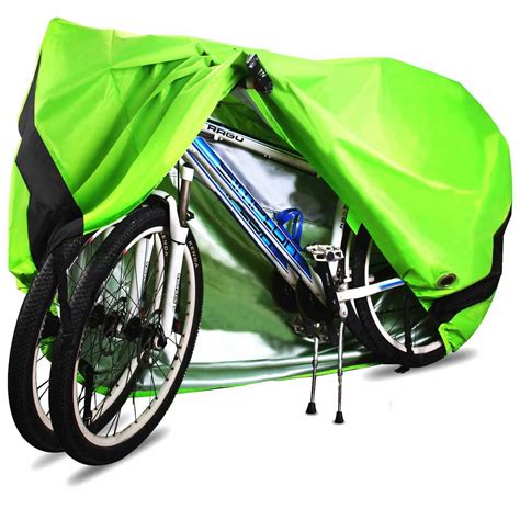 Bicycle Cover For 2 Bicycles Waterproof 210D Oxford Fabric Breathable Outdoor Bicycle Protective ...