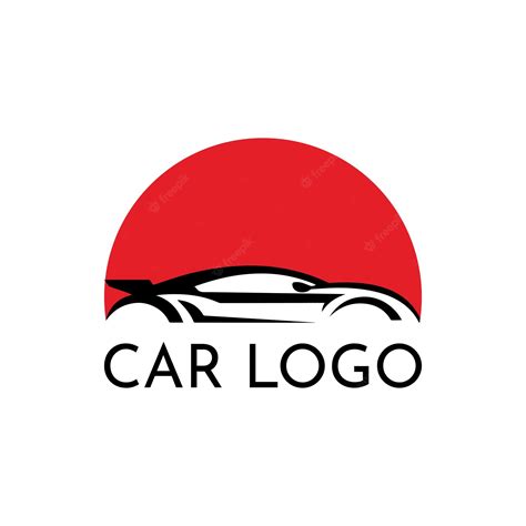 Premium Vector | Red Car logo vector icon