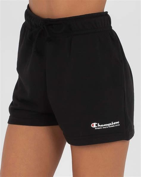 Shop Champion Logo Shorts In Black - Fast Shipping & Easy Returns - City Beach Australia