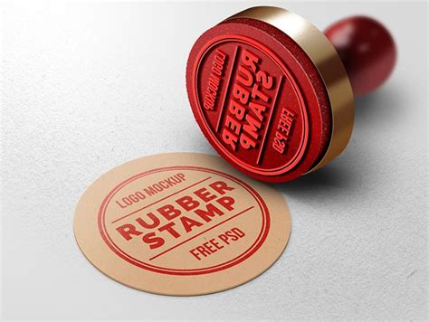 Stamp PSD Templates - Free Download | Logo mockup, Business cards mockup psd, Psd free photoshop