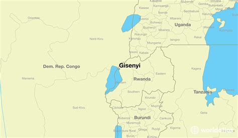 Where is Gisenyi, Rwanda? / Gisenyi, Western Province Map - WorldAtlas.com