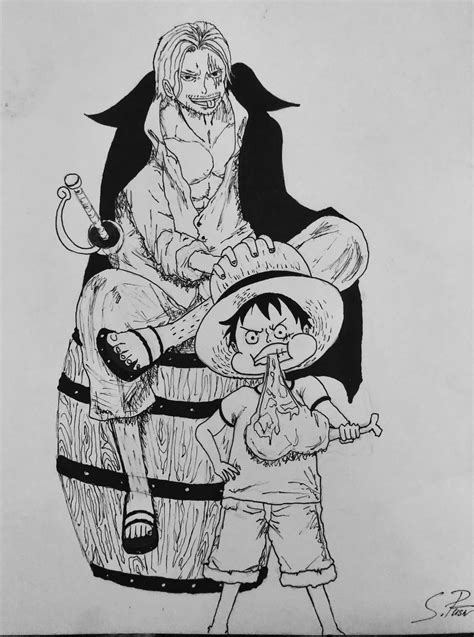 Shanks & Luffy / childhood hero : r/OnePiece