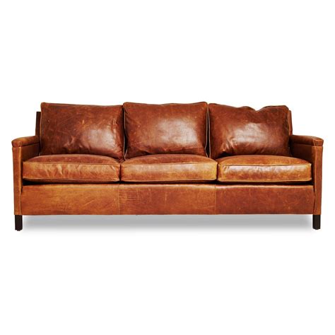 Brown Leather Sectional Sofa