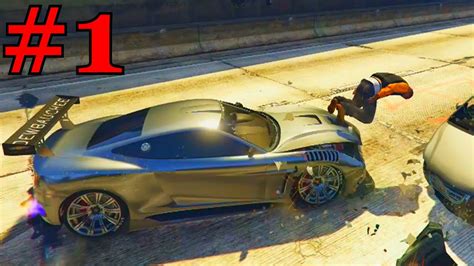 GTA 5 Car Crash Compilation #1 - YouTube