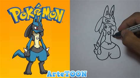 Cómo dibujar a Lucario "Pokémon" | How to draw Lucario