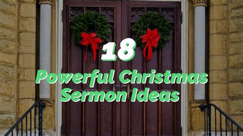 18 Powerful Christmas Sermon Ideas - REACHRIGHT