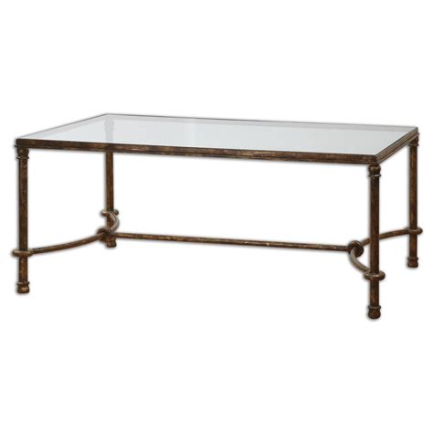 Uttermost Accent Furniture - Occasional Tables 24333 Warring Iron Coffee Table | Upper Room Home ...