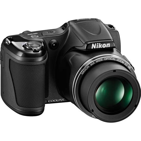 Nikon COOLPIX L820 Digital Camera (Black) 26402 B&H Photo Video