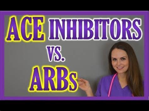 ACE Inhibitors vs ARBs Mechanism of Action (RAAS) Nursing NCLEX Pharmacology - YouTube | Nursing ...