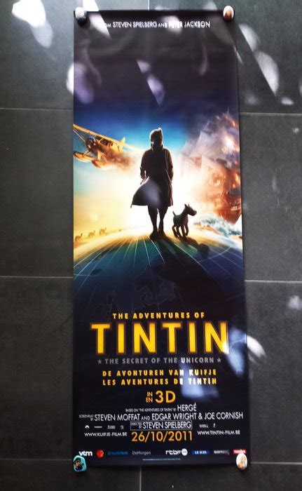 Tintin - Poster XXL (160x59 cm) - (2011) - Catawiki