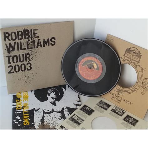 ROBBIE WILLIAMS millennium, replica 78 RPM single, HMV78, Includes 2003 ...