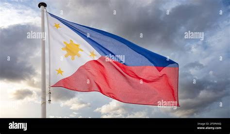 Filipino Flag Waving