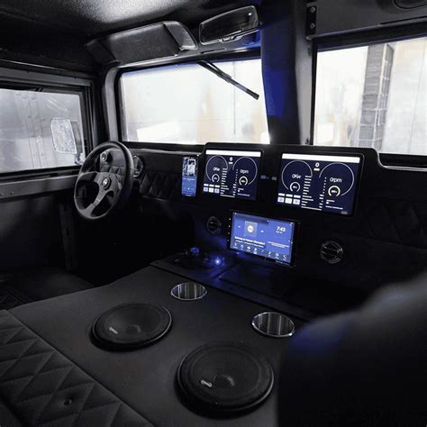 Electric Hummer, interior luxury: Cyber-Hummer by NAEV | OPUMO Magazine