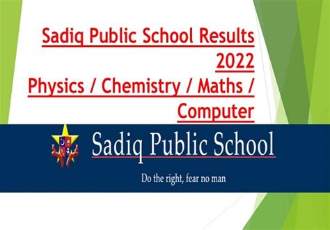 Sadiq Public School Results 2022 Classes K0 to A Levels & Intermediate ...