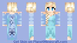 Queen Elsa Minecraft Skin