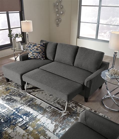 Jarreau Gray Sofa Chaise Sleeper FREE DELIVERY! CLEARANCE SALE! | Marjen of Chicago | Chicago ...