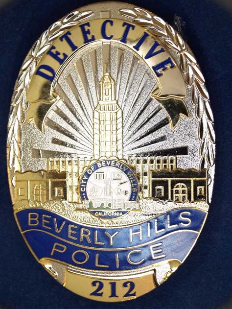 Beverly Hills | Police badge, Badge, Police patches