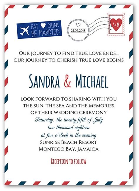 Destination Wedding Invitation Wording Etiquette and Examples - Destination Wedding Details