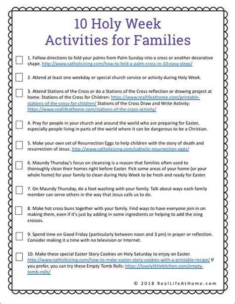 Holy Week for Kids: 10 Holy Week Activities Free Printable