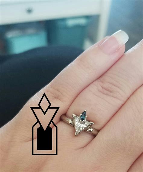 My husband designed me a Skyrim ring for my birthday! #games #Skyrim #elderscrolls #BE3 #gaming ...