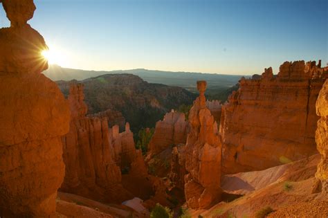 Sun Rising Over Utah Canyons Free Stock Photo - Public Domain Pictures