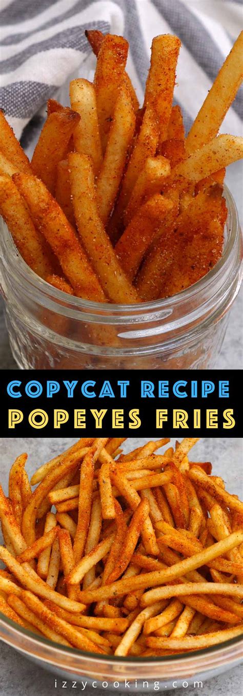 Popeyes Cajun Fries (Copycat French Fries Recipe)