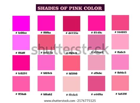 26,684 Pink Color Shades Stock Vectors, Images & Vector Art | Shutterstock