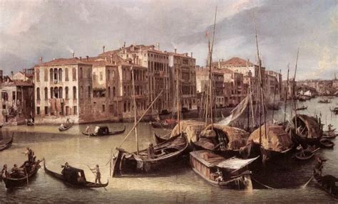 Grand Canal: Looking North-East toward the Rialto Bridge Detail by ...