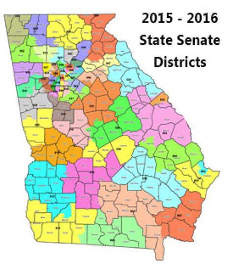 Georgia State House District Map - Printable Map