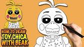 How to draw Toy Freddy FNAF - Easy step-by-step drawing lessons - YouTube
