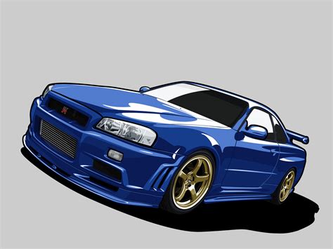 Nissan Skyline R34 by kazirules on DeviantArt