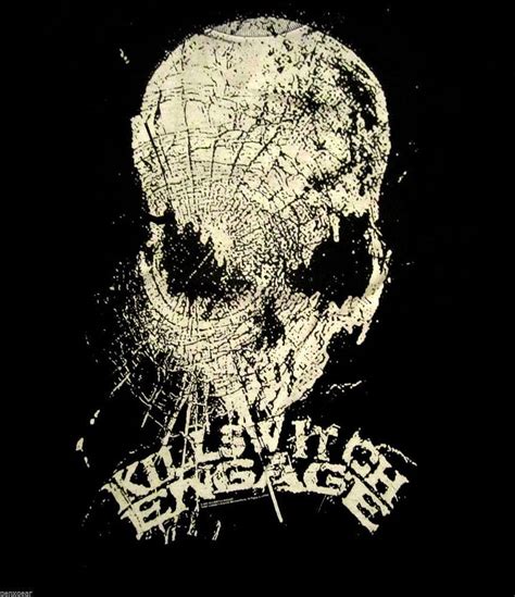 Killswitch Engage Skull Shattered ( Logo from the CD ) Rare Rock T HD ...