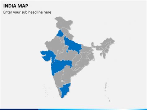 Editable India Map for PowerPoint | SketchBubble