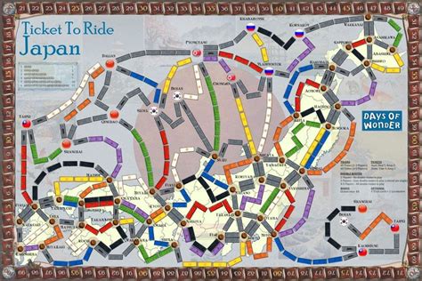 Japan (fan expansion to Ticket To Ride) | Board Game | BoardGameGeek