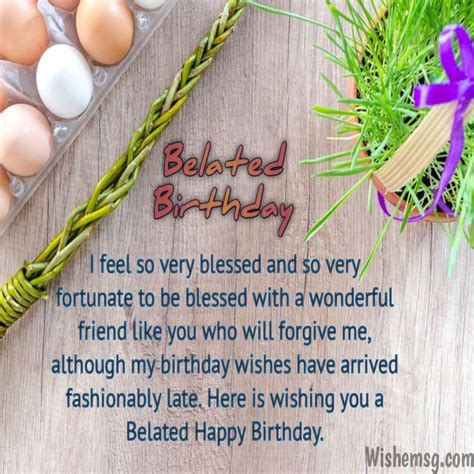 200+ Best Belated Birthday Poems and Greetings - Wishemsg.Com