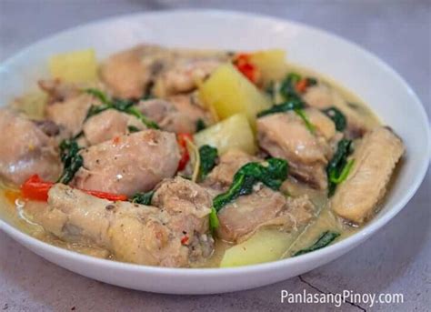 Ginataang Manok with Papaya - Panlasang Pinoy