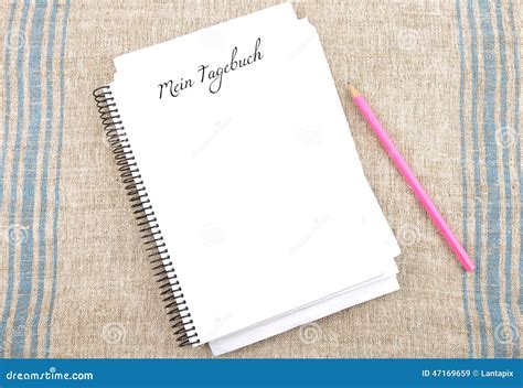 My Diary stock image. Image of white, book, notebook - 47169659