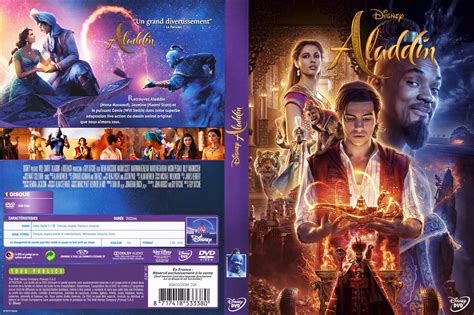 Jaquette DVD de Aladdin 2019 custom - Cinéma Passion