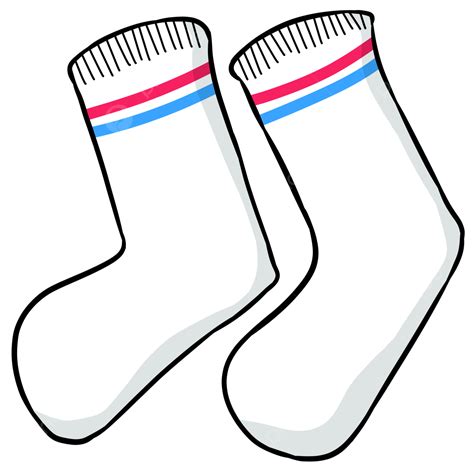 Cartoon White Socks, Socks Clipart, Cartoon Clipart, Socks PNG Transparent Clipart Image and PSD ...