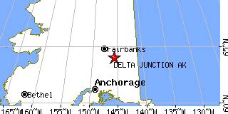 Delta Junction, Alaska (AK) ~ population data, races, housing & economy